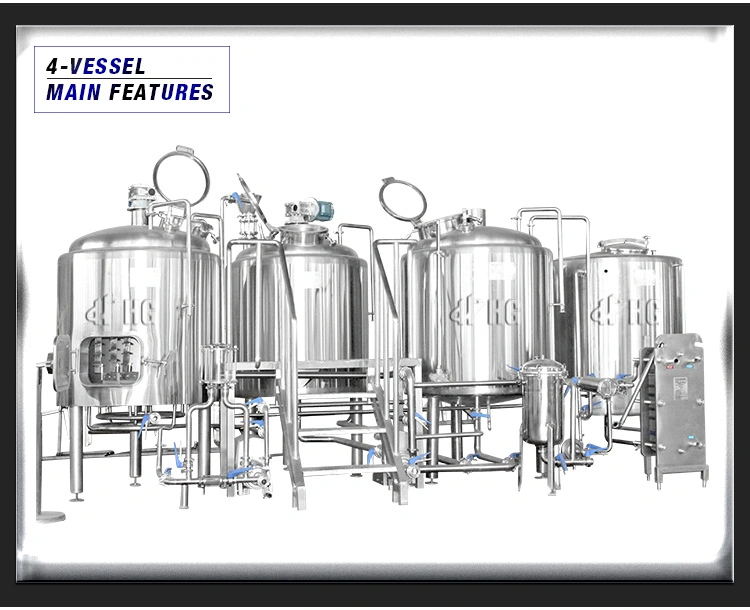 1000L Brewing Systems and Microbrewery Equipment Brewhouse System for Brew House