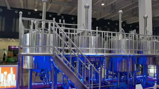 Craft Beer Brewing Equipment 200L 300L 500L 1500L 2000L 2500L Kommerzielle Bierbrauereiausrüstung Ethanolproduktionsmaschine Industrielle Bierbrauausrüstung